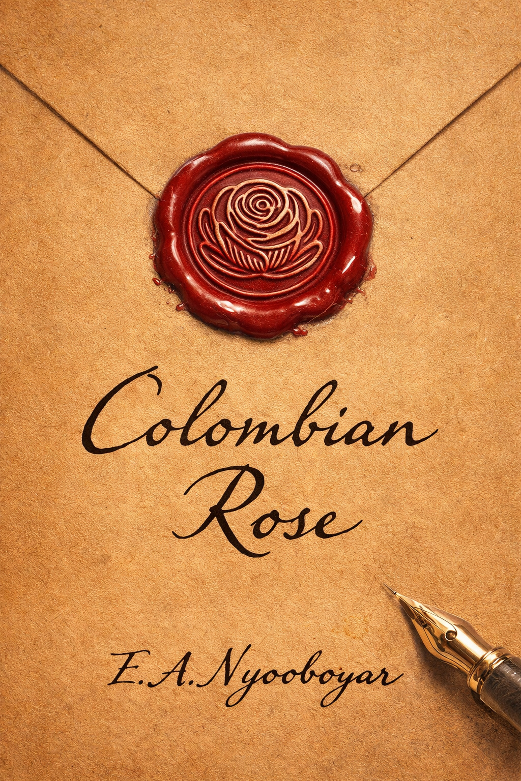 Colombian Rose book cover by E. A. Nyooboyar